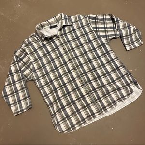Vintage Plaid Button Down Shirt